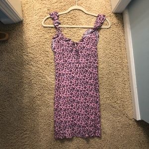 Oliviaceous pink floral dress